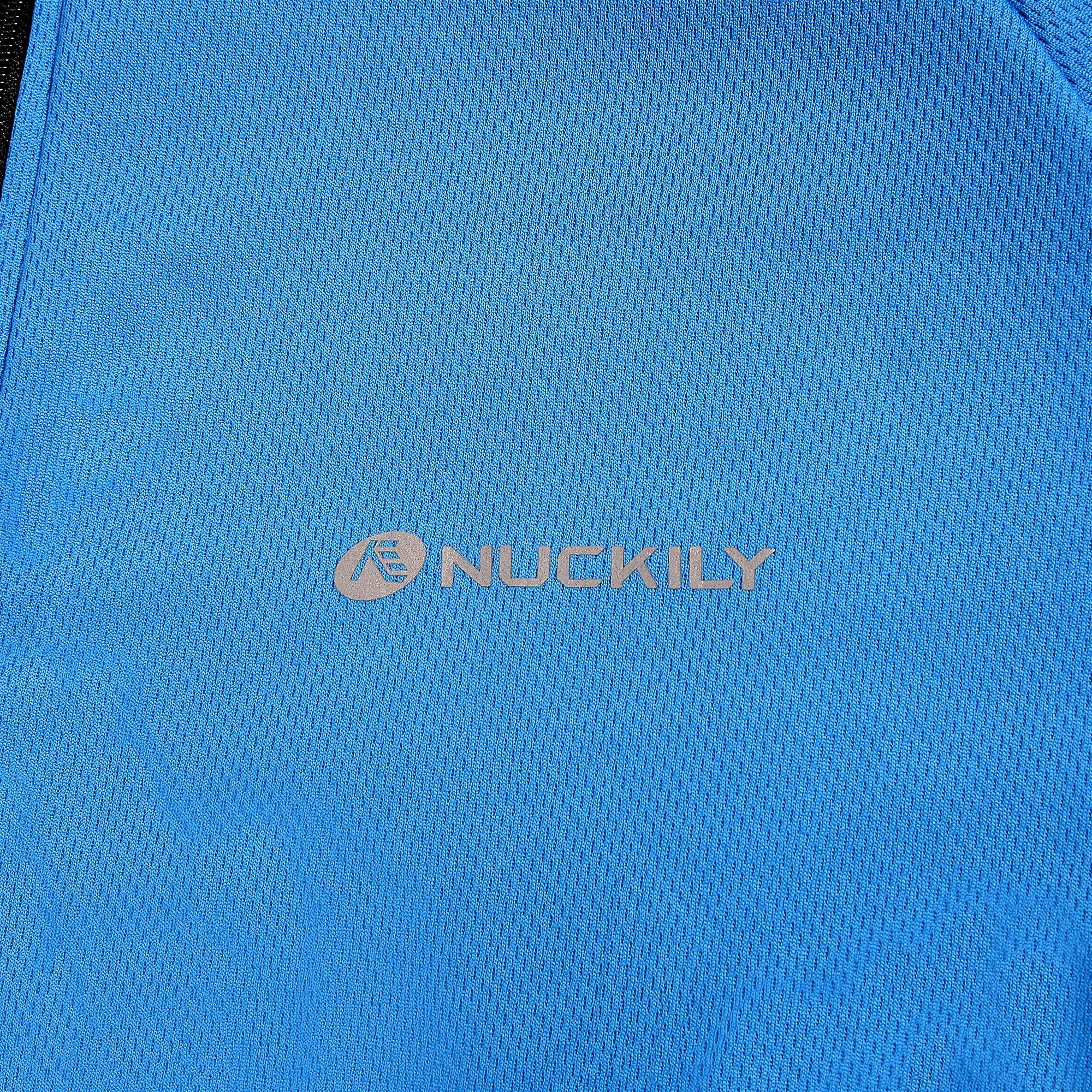Nuckily MG043 Mens Cycling Jersey (Blue)
