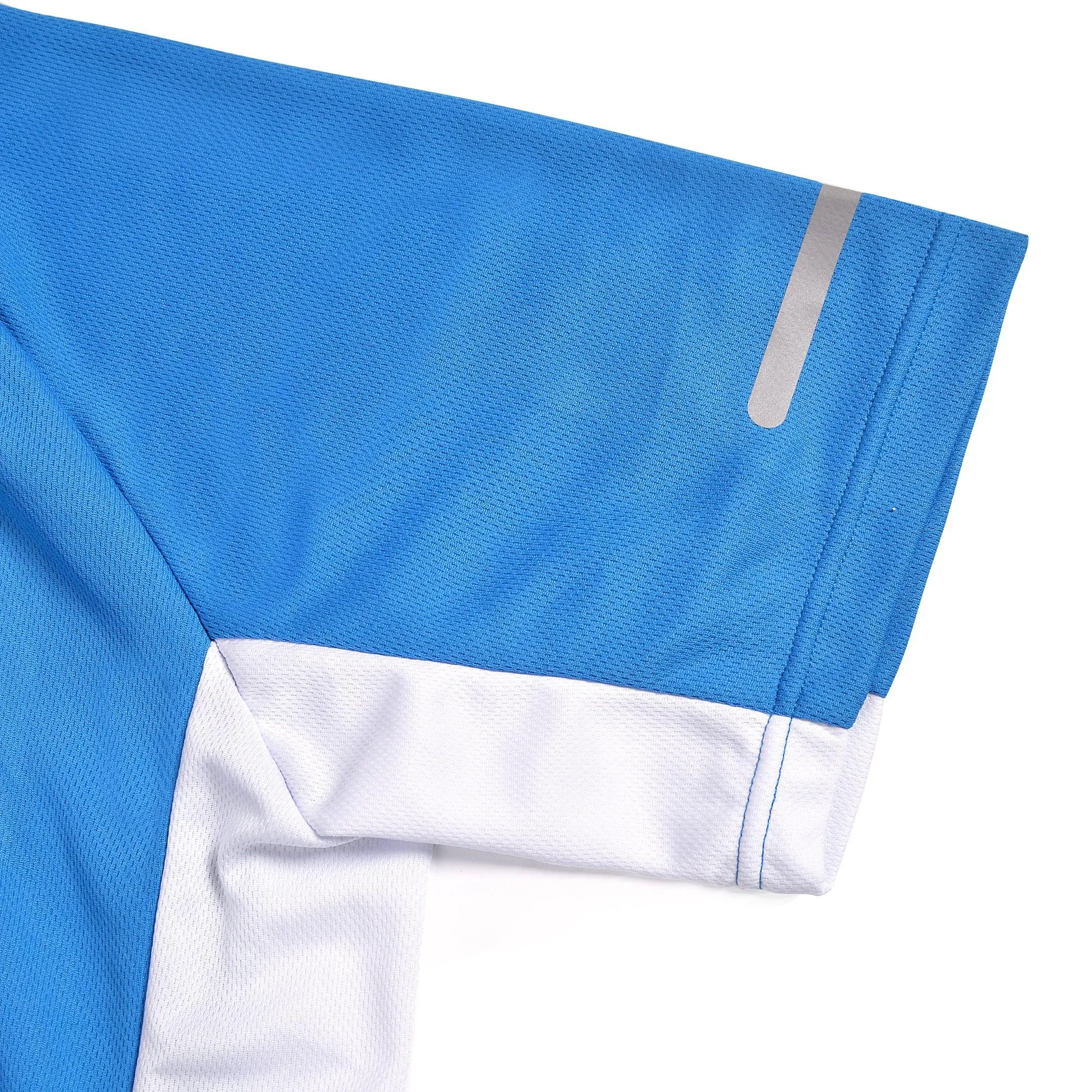 Nuckily MG043 Mens Cycling Jersey (Blue)
