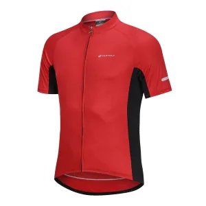 Nuckily MG043 Mens Cycling Jersey (Red)