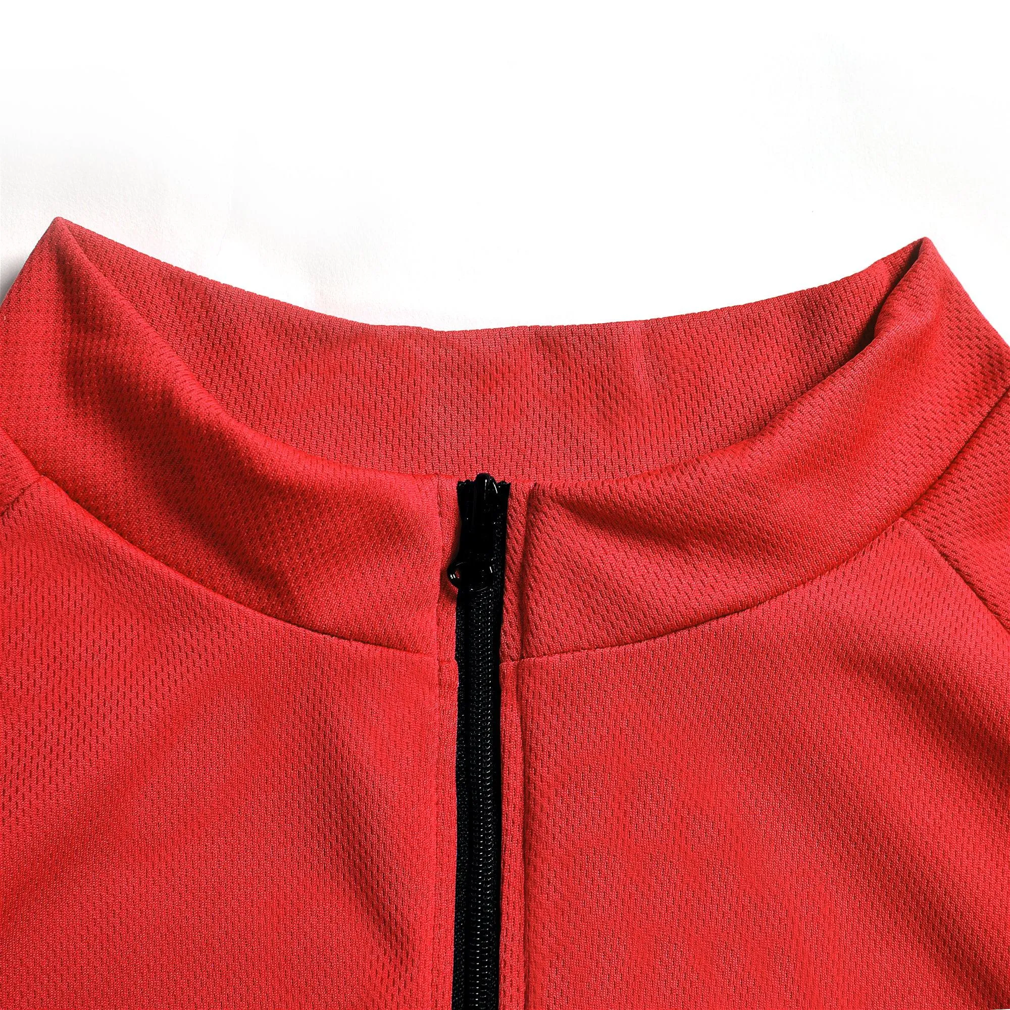 Nuckily MG043 Mens Cycling Jersey (Red)