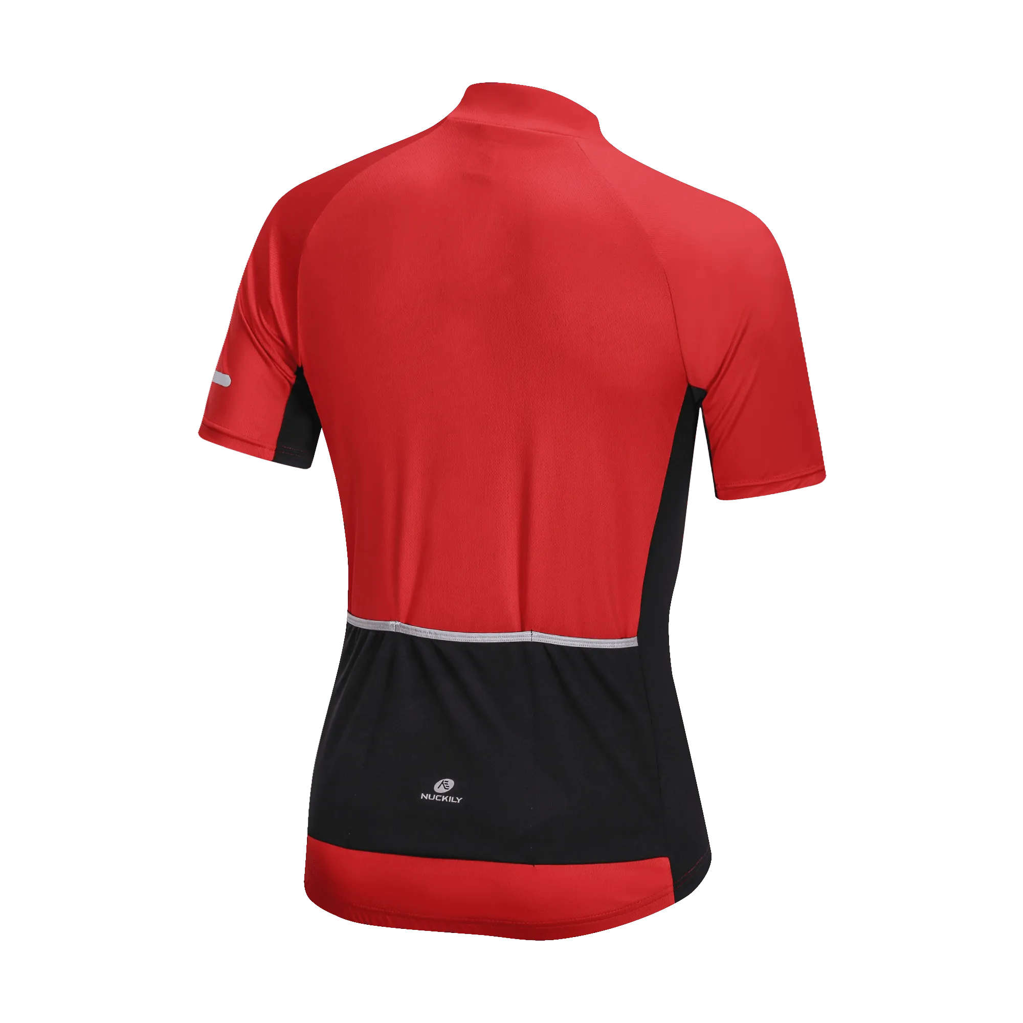 Nuckily MG043 Mens Cycling Jersey (Red)