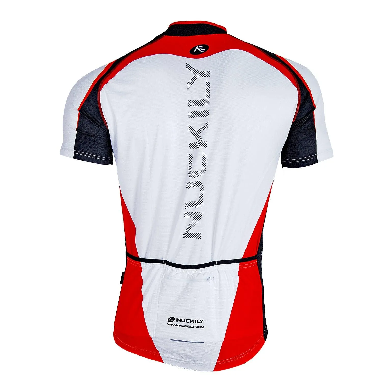 Nuckily NJ502 Mens Cycling Jersey (Red)