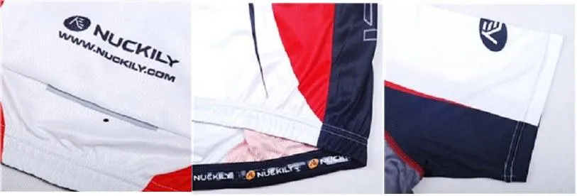 Nuckily NJ502 Mens Cycling Jersey (Red)