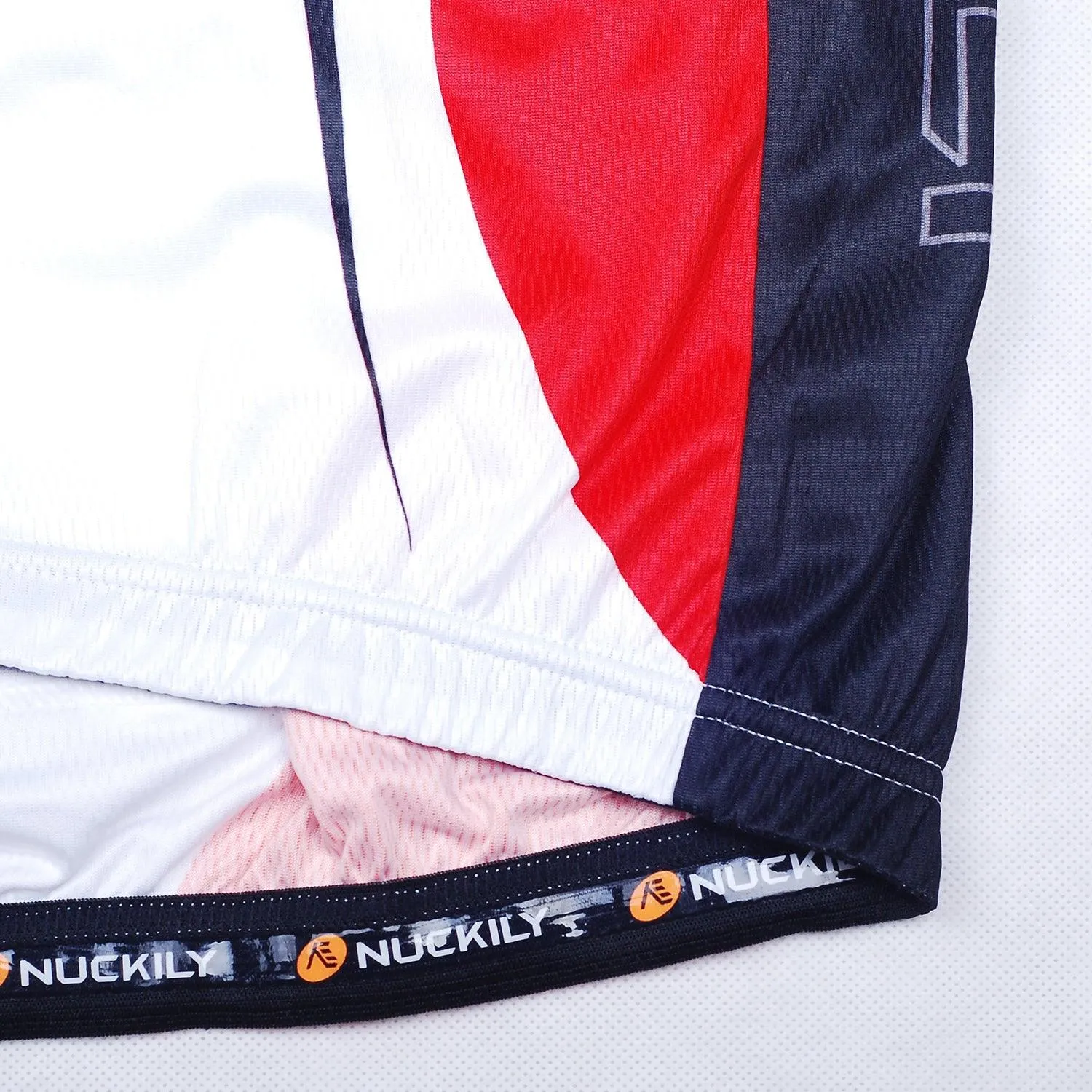 Nuckily NJ502 Mens Cycling Jersey (Red)