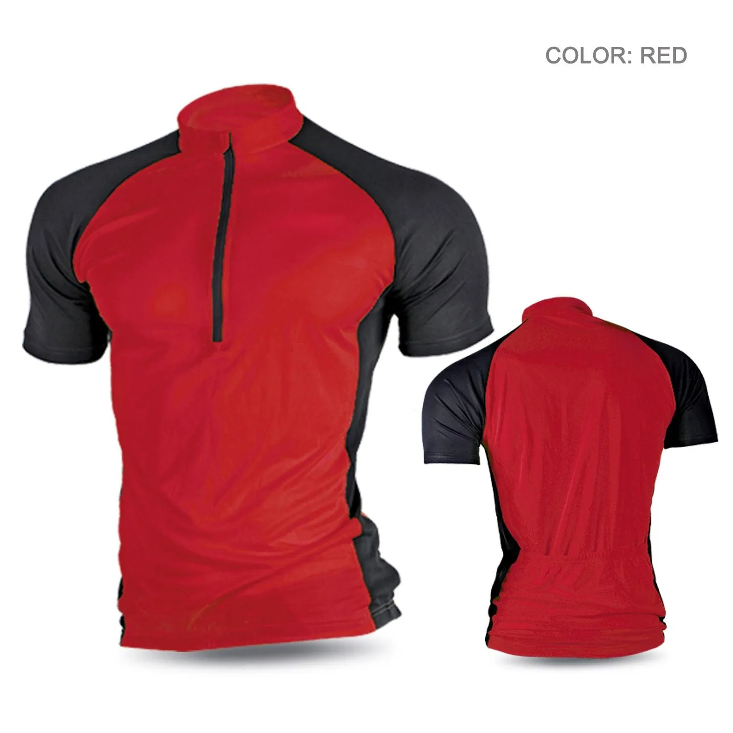 Nuckily NJ601 Mens Cycling Jersey (Red)