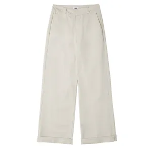 Obey Womens Mila Work Pant Silver Grey
