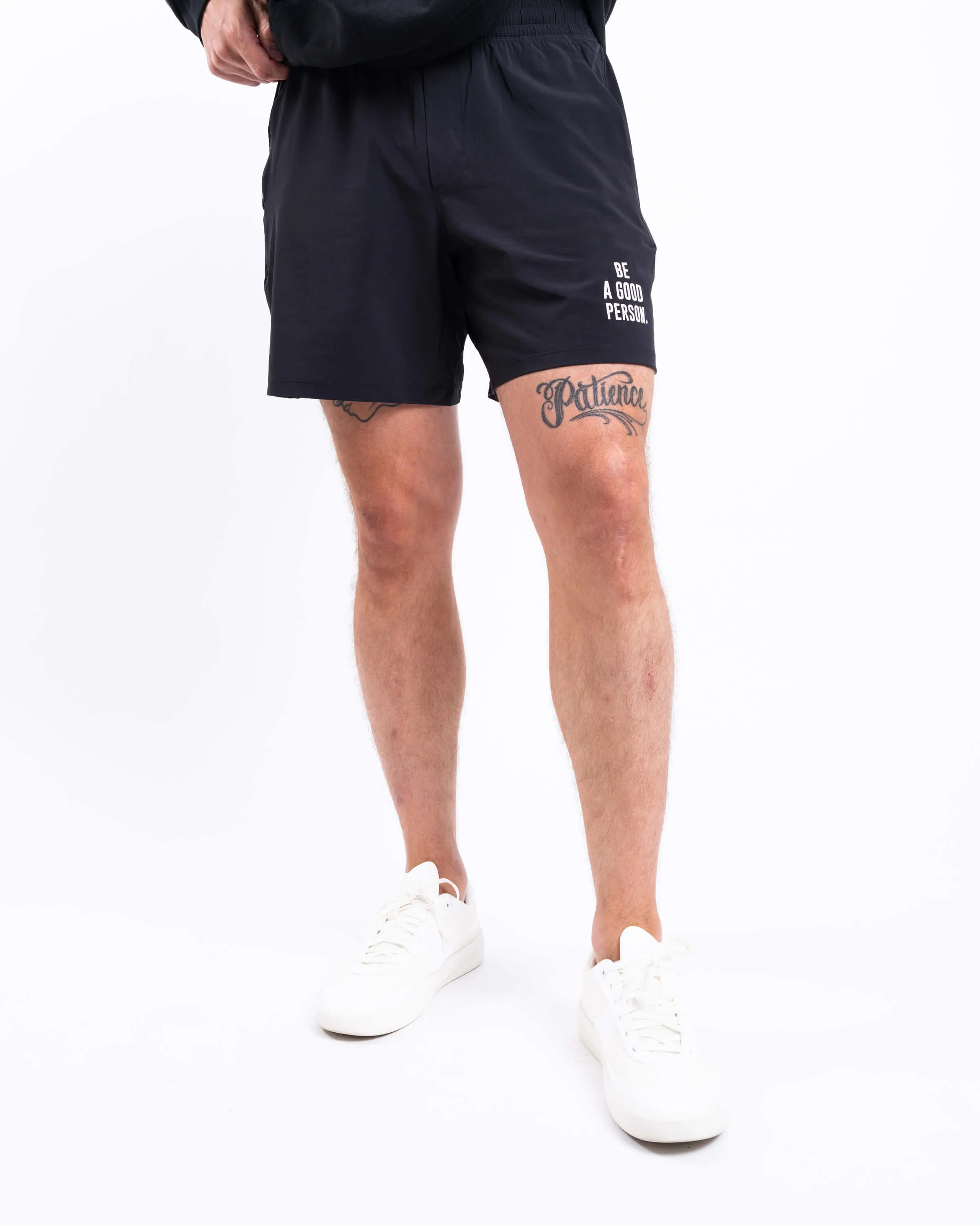 Pace Breaker Lined Short 7" - Black - lululemon // BE A GOOD PERSON *Pre-Order*