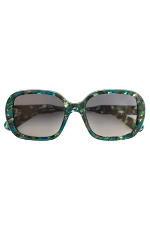 Patterened Square Sunglasses