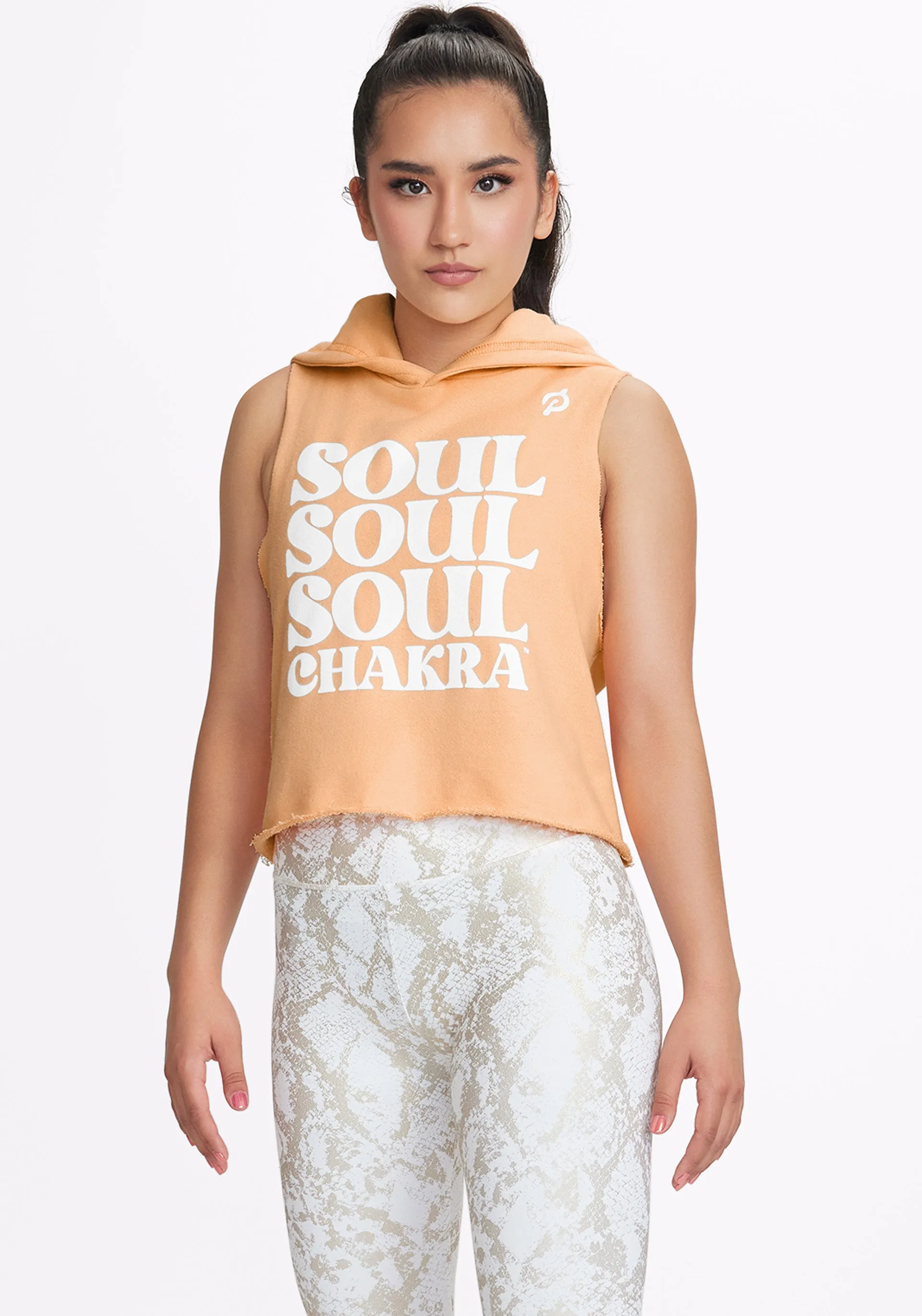 Peloton x Soul Chakra Womens Cropped Hoodie