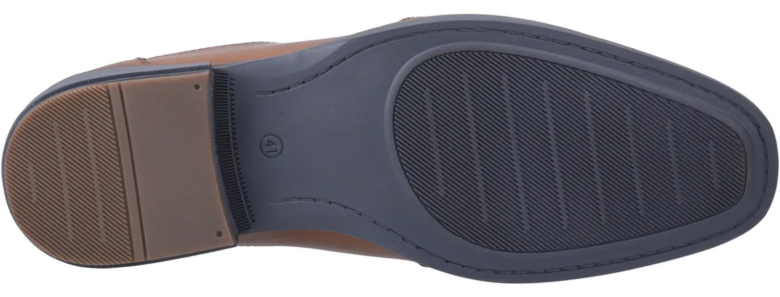 POD Spear Mens Leather Slip On Formal Shoe