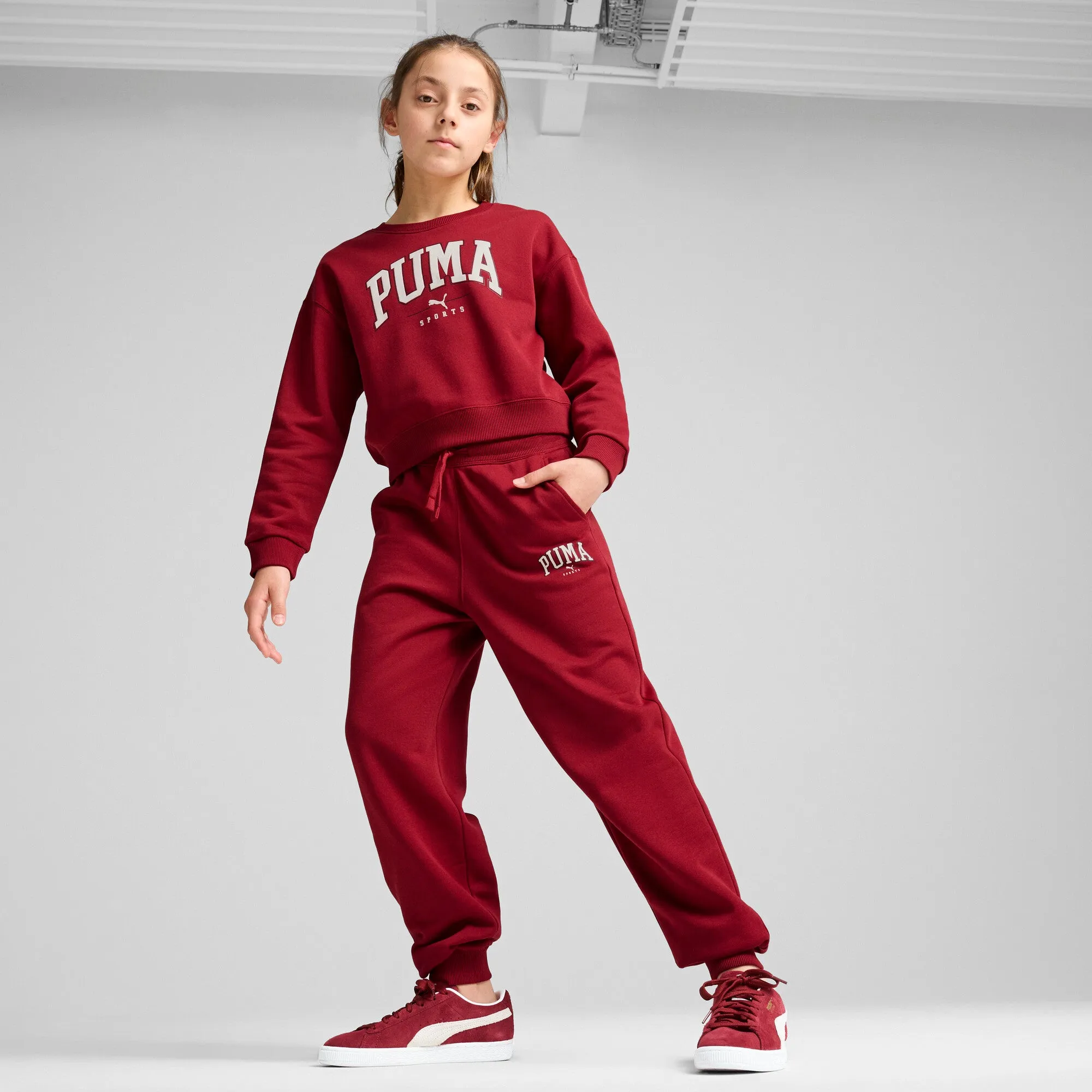 PUMA Big Kids' Girls' SQUAD Sweatpants