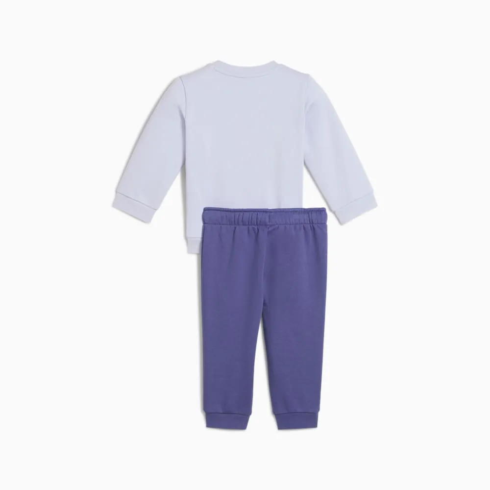 PUMA KID'S MINICATS ESSENTIALS BLUE CREW SET