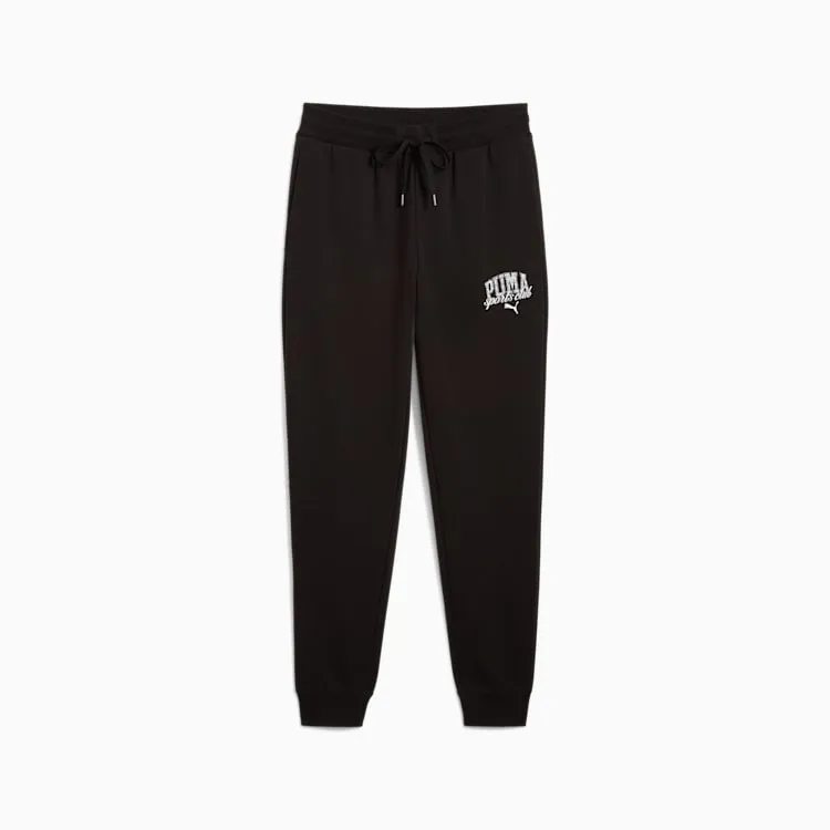PUMA MEN'S CLASS FRENCH TERRY BLACK SWEATPANTS