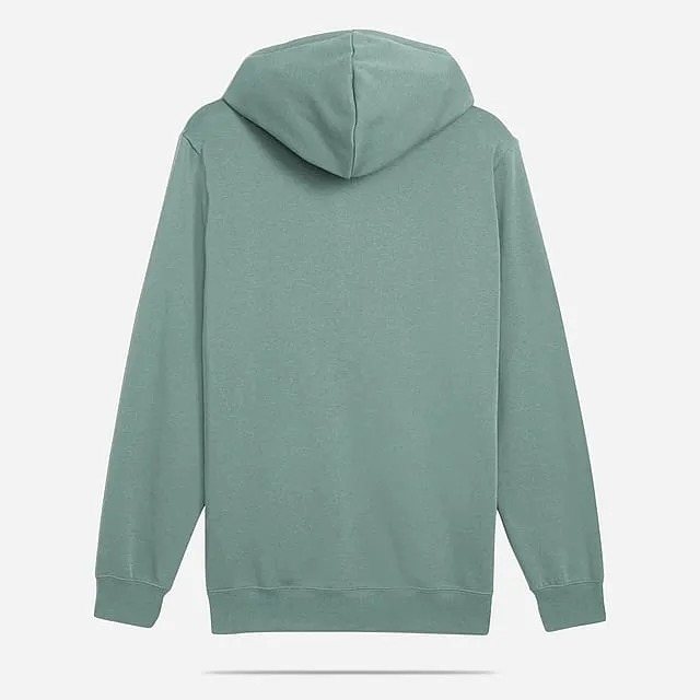 PUMA MEN'S ESSENTIALS LOGO FLEECE GREEN MOON HOODIE