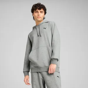 PUMA MEN'S ESSENTIALS SMALL LOGO GREY HOODIE