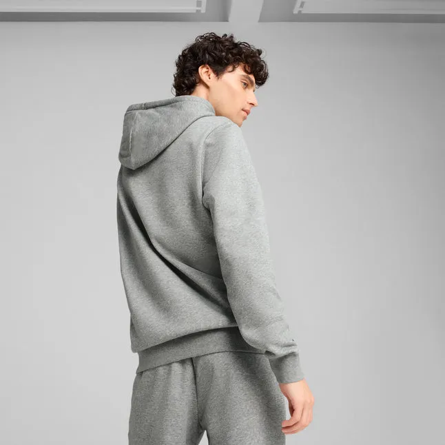 PUMA MEN'S ESSENTIALS SMALL LOGO GREY HOODIE