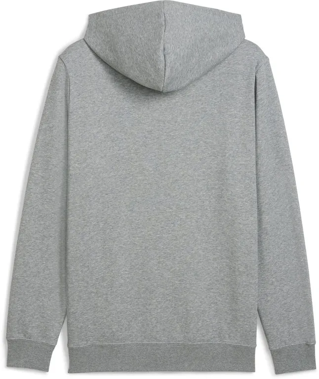 PUMA MEN'S ESSENTIALS SMALL LOGO GREY HOODIE