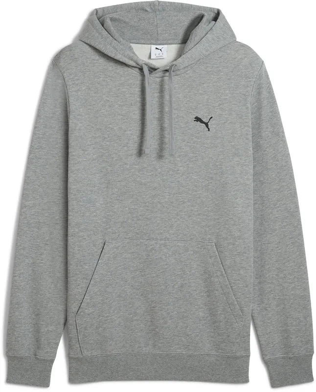 PUMA MEN'S ESSENTIALS SMALL LOGO GREY HOODIE