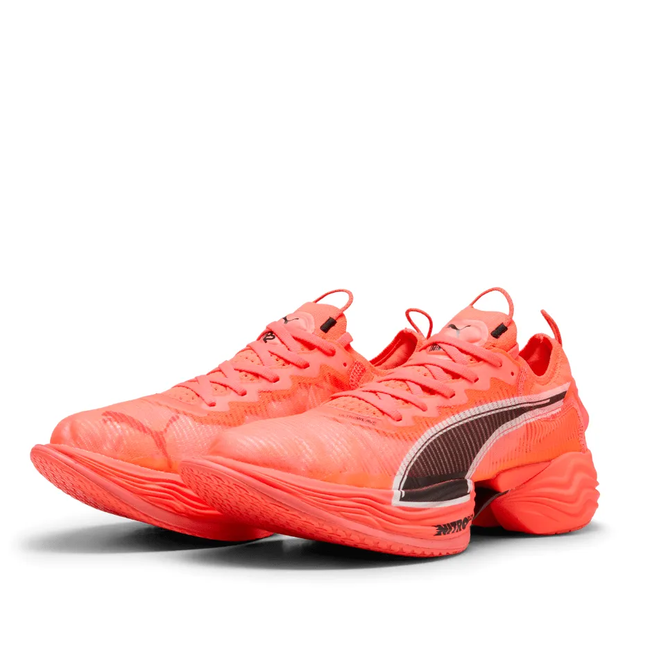 Puma Men's Fast-R NITRO Elite 2 Running Shoes in Glowing Red/Puma White SS25