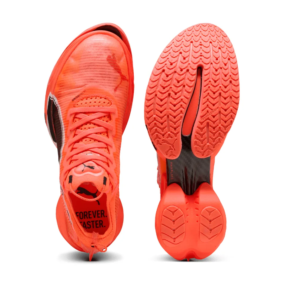 Puma Men's Fast-R NITRO Elite 2 Running Shoes in Glowing Red/Puma White SS25