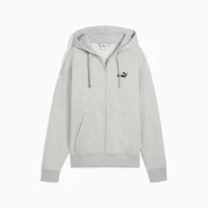 PUMA WOMEN'S ESSENTIALS FULL ZIP GREY JACKET