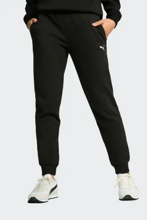 PUMA WOMEN'S ESSENTIALS SMALL LOGO BLACK SWEATPANT