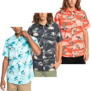 Quiksilver Mens Birdwatcher Short Sleeve Button Up Shirt
