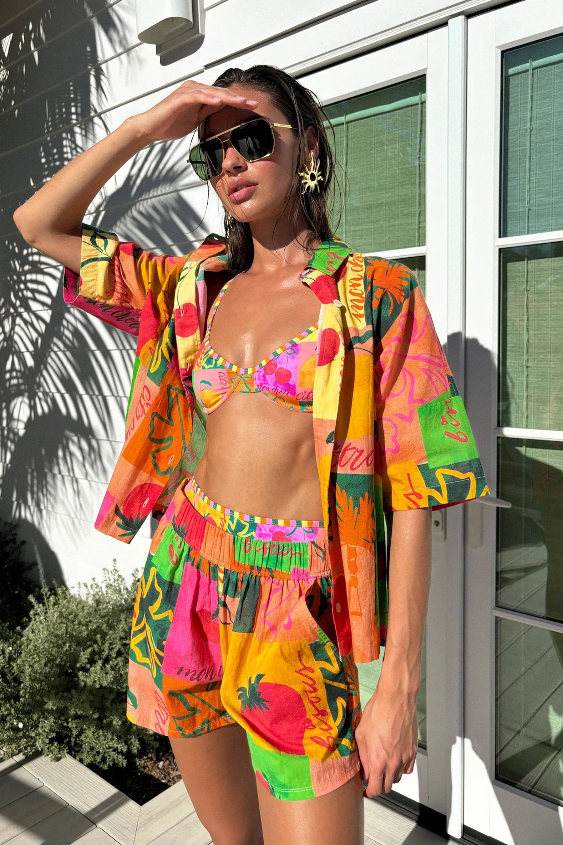 Rayah Short Fruit Market Beach Riot