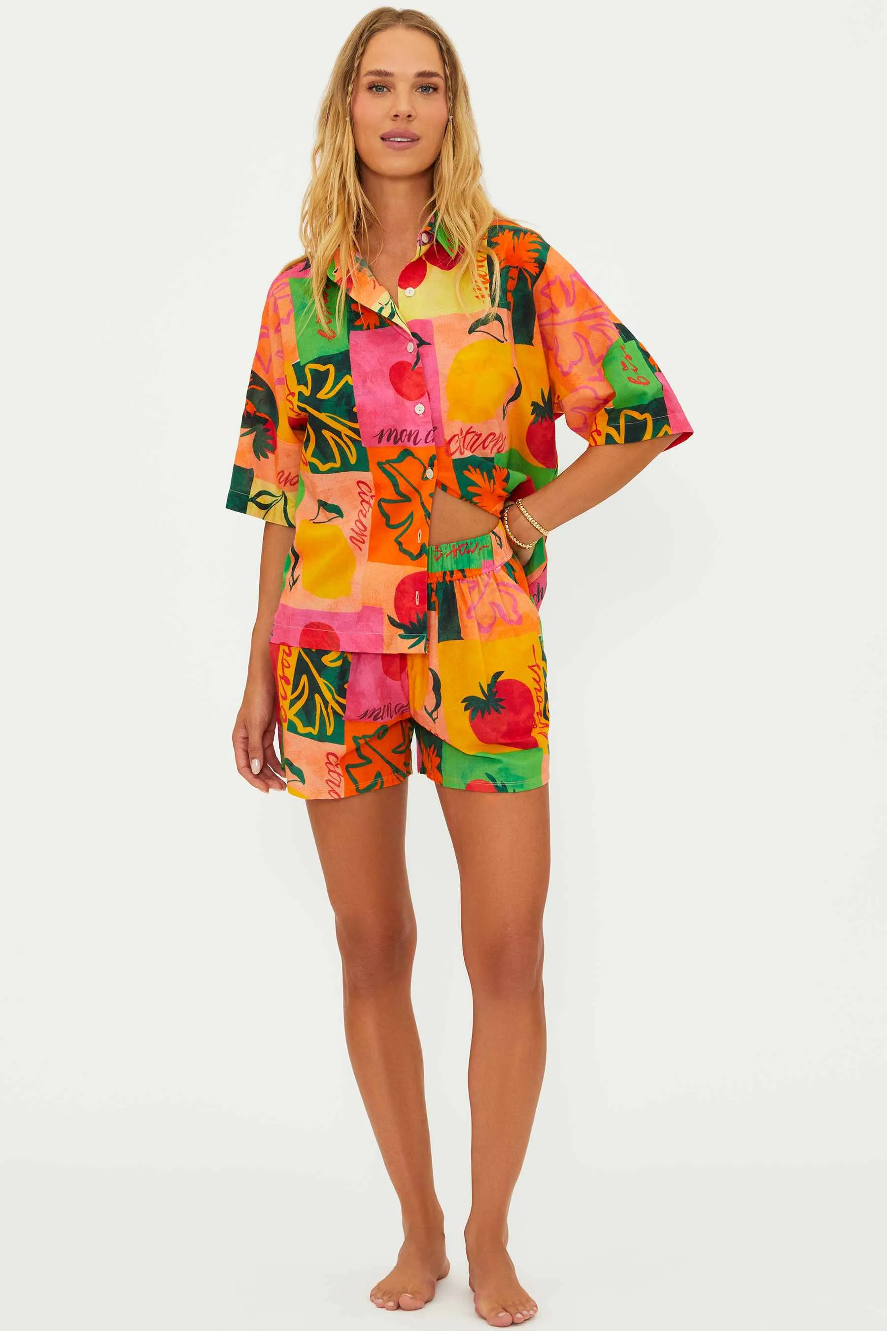 Rayah Short Fruit Market Beach Riot