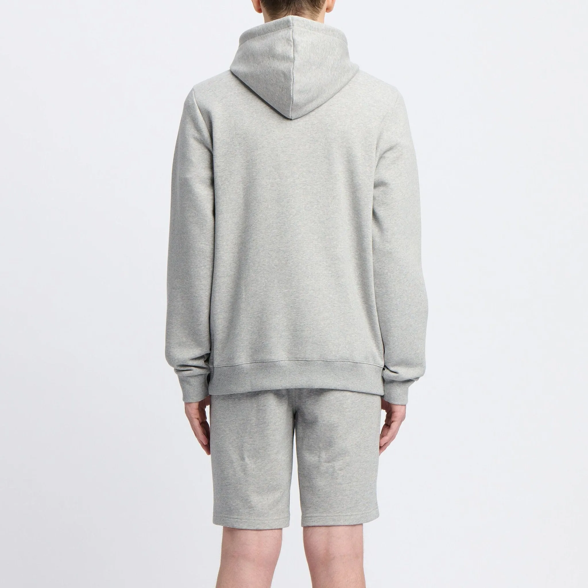 REEBOK MEN'S IDENTITY SMALL LOGO GREY HOODIE