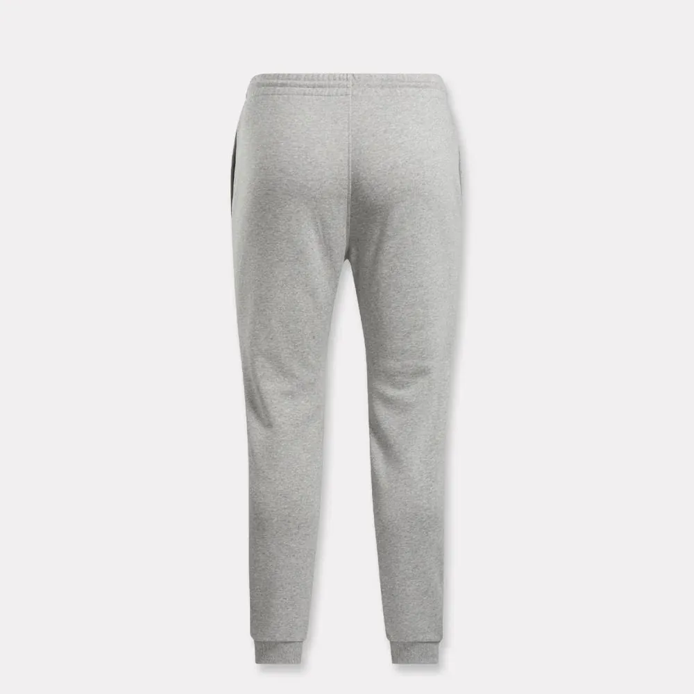 REEBOK MEN'S IDENTITY SMALL LOGO GREY TRACKPANTS