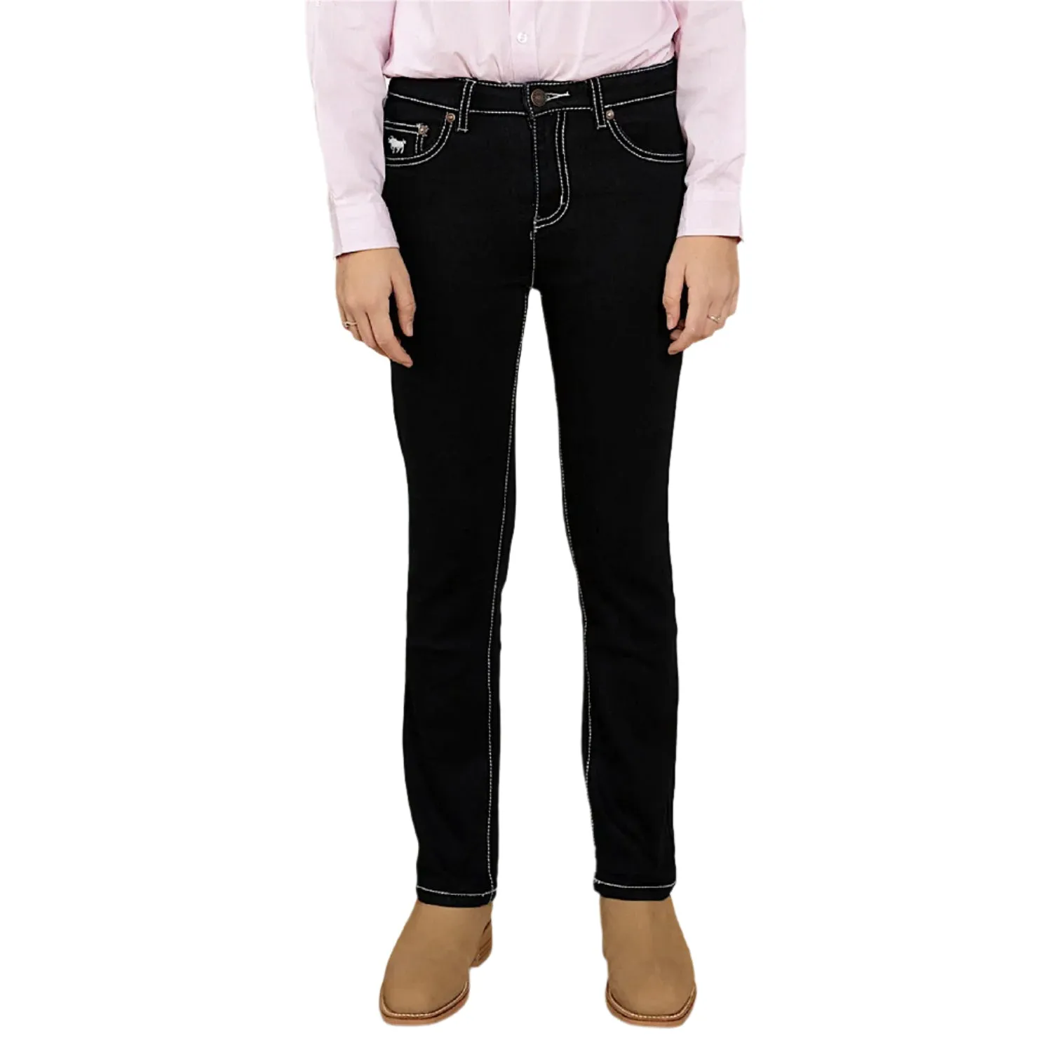 Ringers Western Kid's Joey Cowgirl Jean - Dark Blue