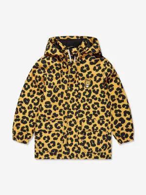 Roarsome Kids Dash The Leopard Raincoat in Yellow