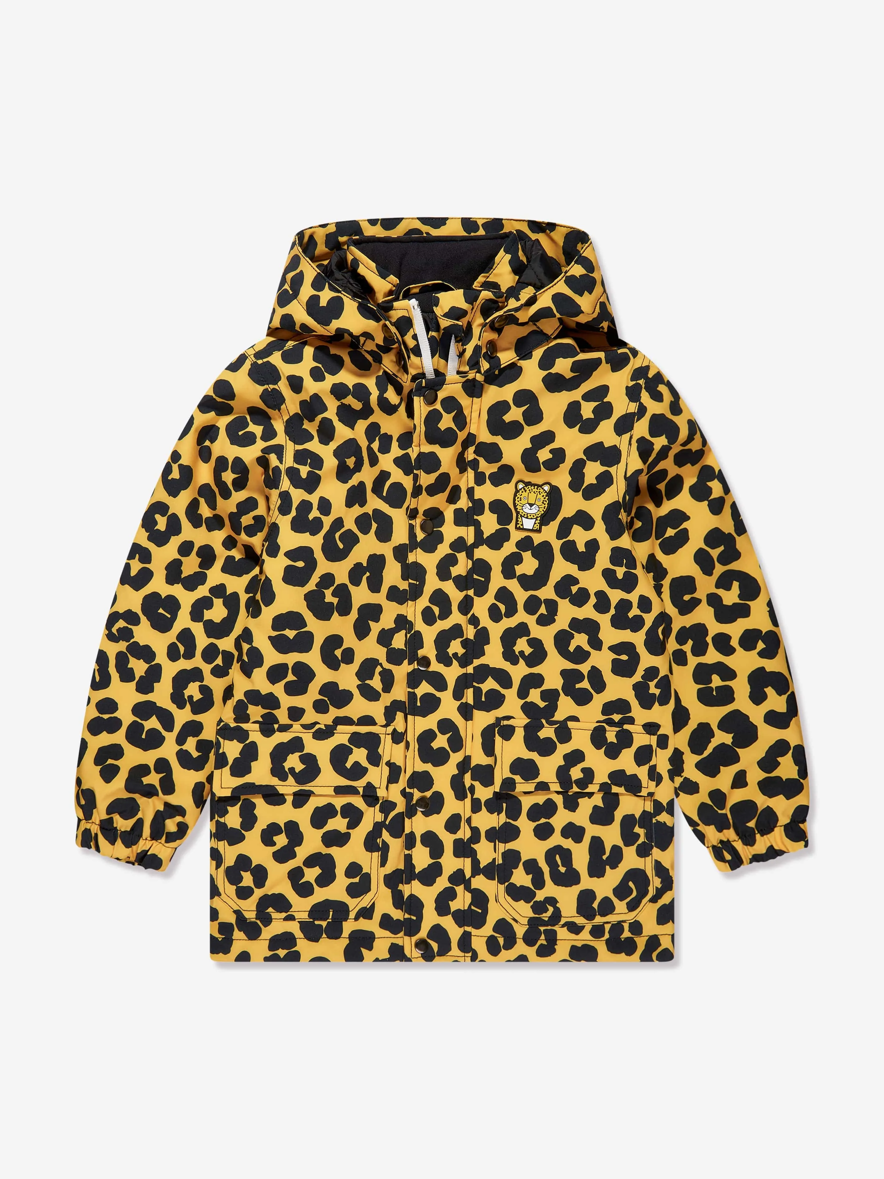 Roarsome Kids Dash The Leopard Raincoat in Yellow