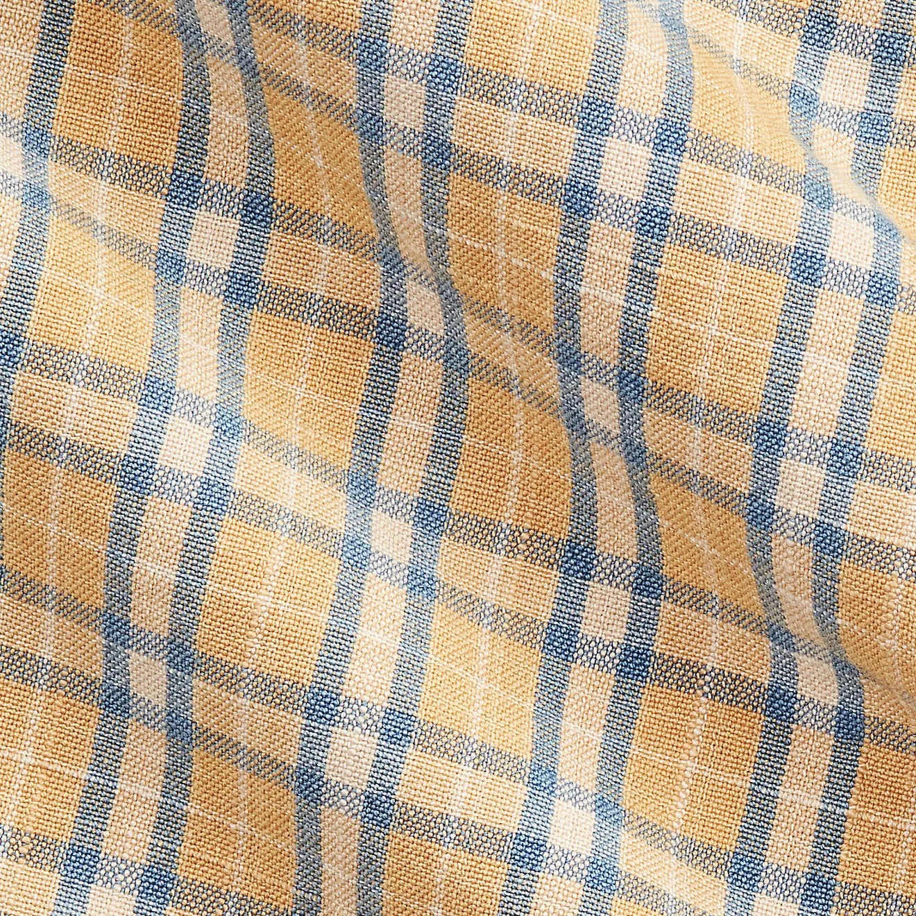 RRL by Ralph Lauren Plaid Woven Workshirt Tan / Indigo