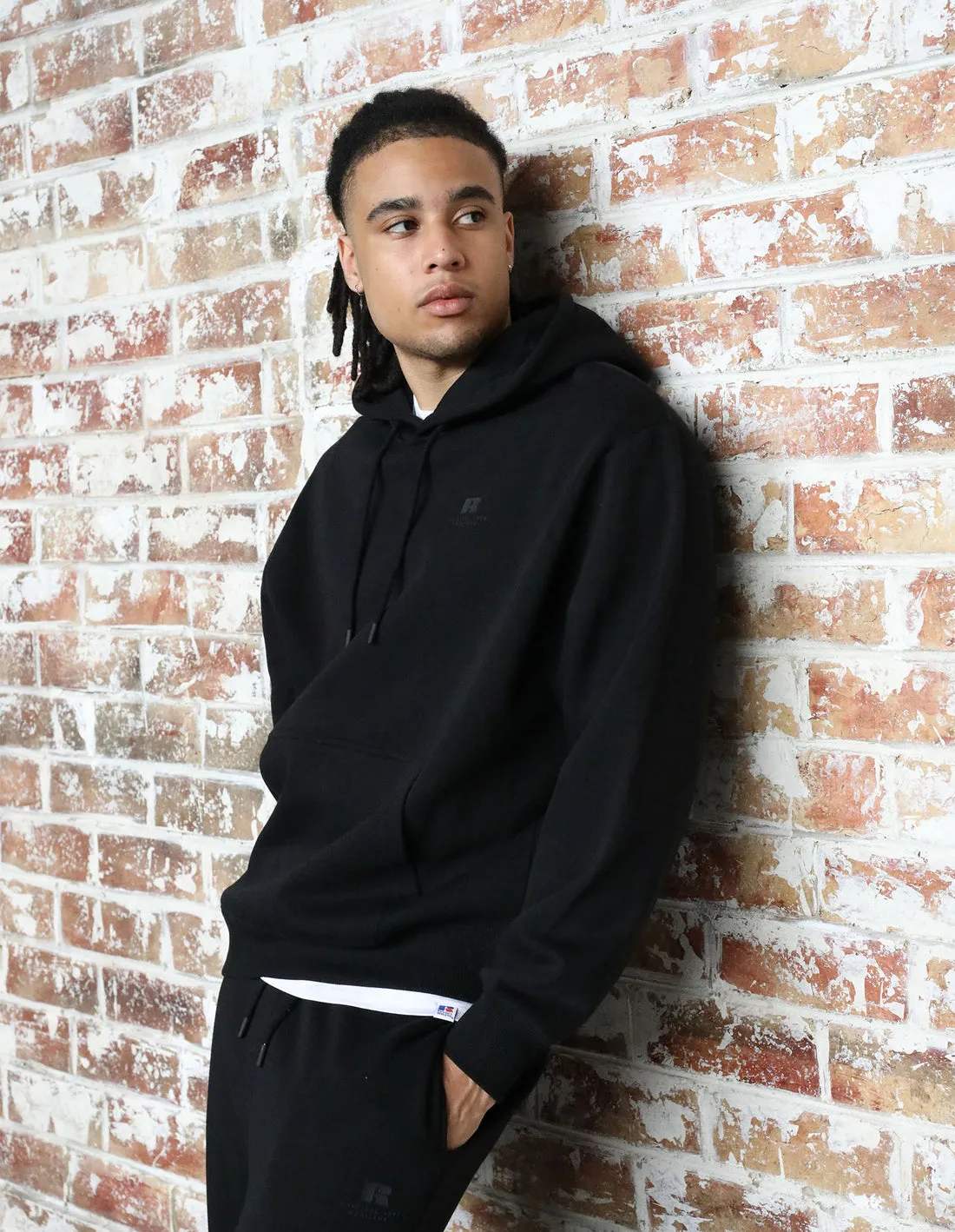 RUSSELL MEN'S BROOKLYN BLACK HOODIES