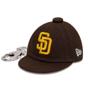 San Diego Padres MLB Mini Cap Dark Brown Key Chain NEW ERA
