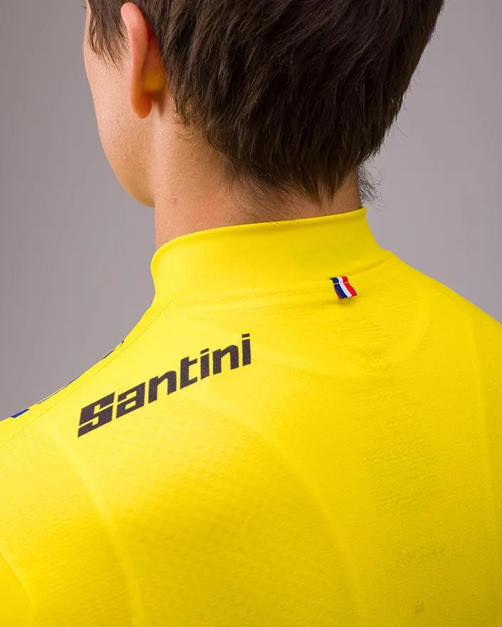 Santini TDF Leader Mens Cycling Jersey (Yellow)