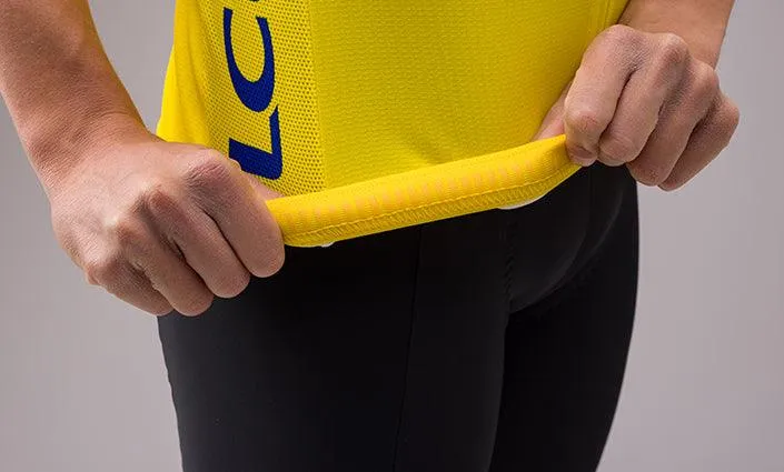 Santini TDF Leader Mens Cycling Jersey (Yellow)
