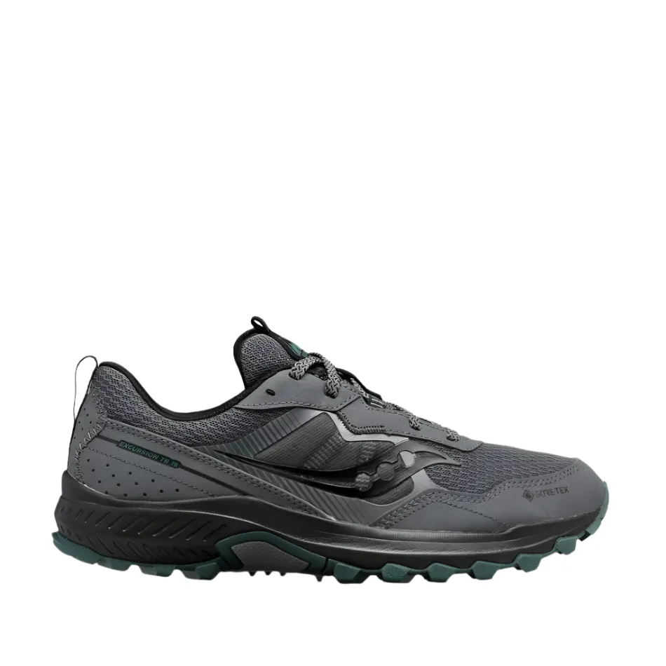 Saucony Excursion TR16 GTX Men's Trail Running Shoe in Shadow/Forest