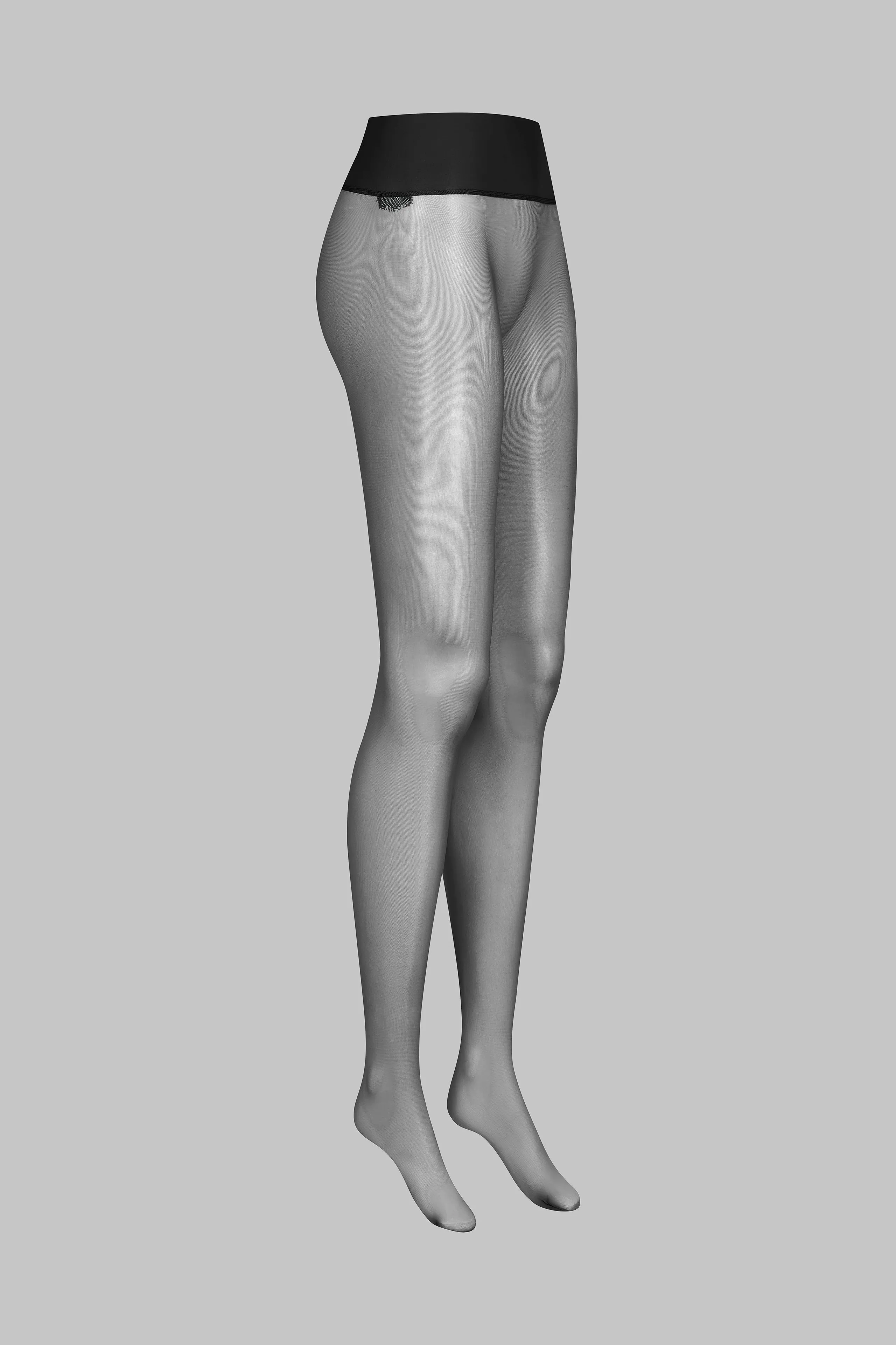 Seamless Signature 20D Tights - Black - Les Coquetteries Maison Close