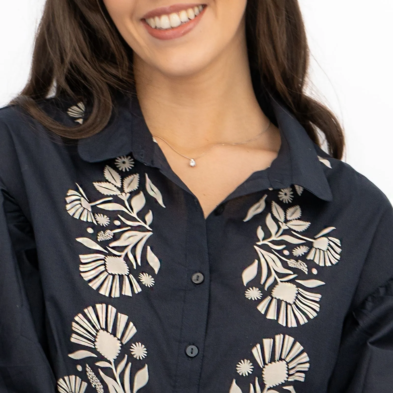 Seasalt Womens Navy Swan Creek Blouse