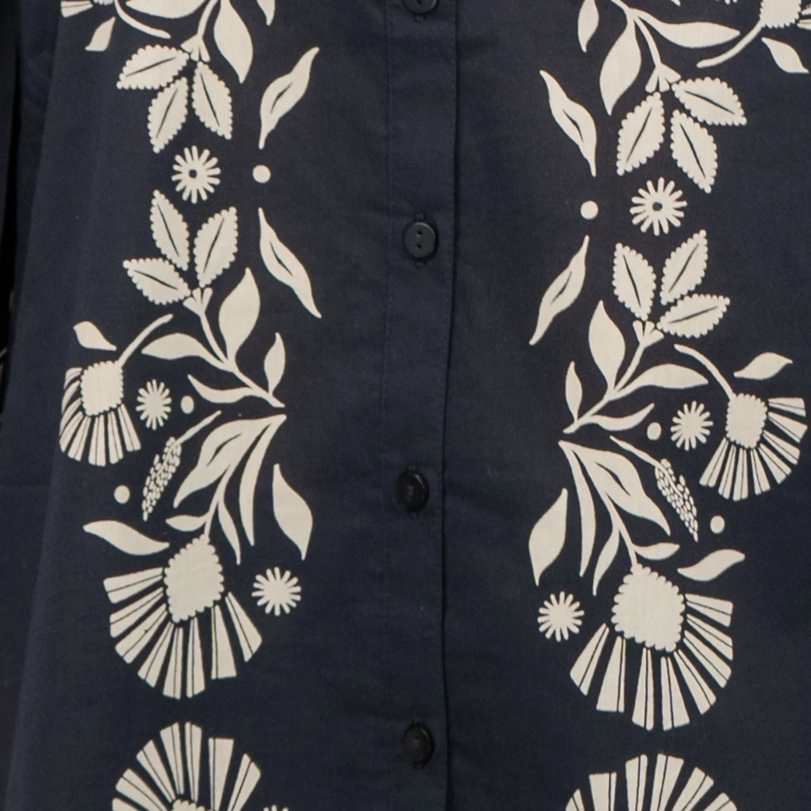 Seasalt Womens Navy Swan Creek Blouse