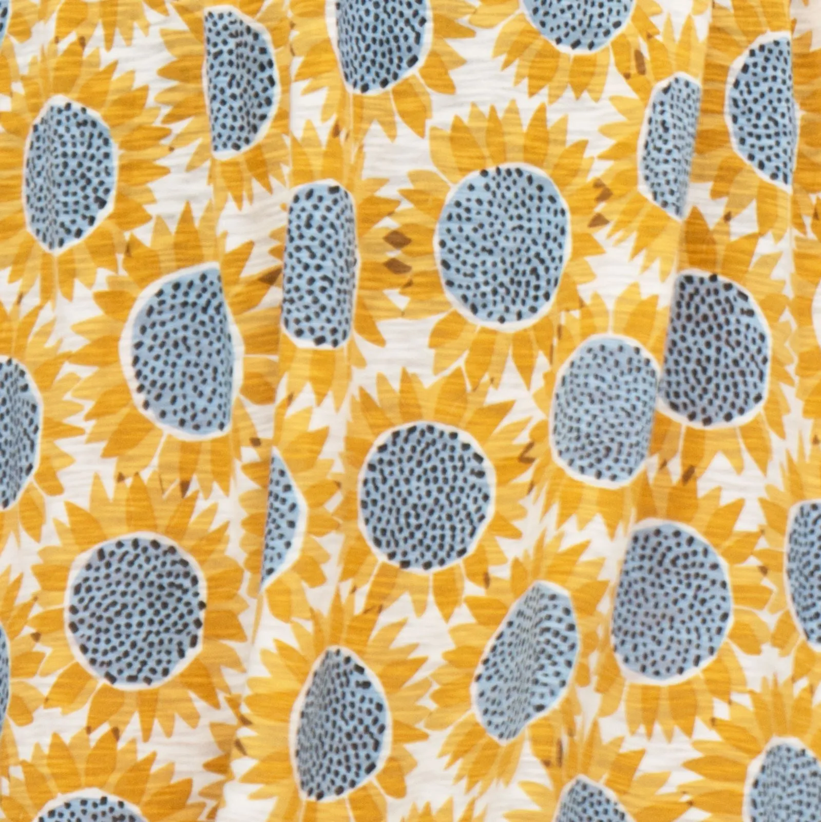 Seasalt Womens Polmanter Yellow Sunflower Jersey Dress