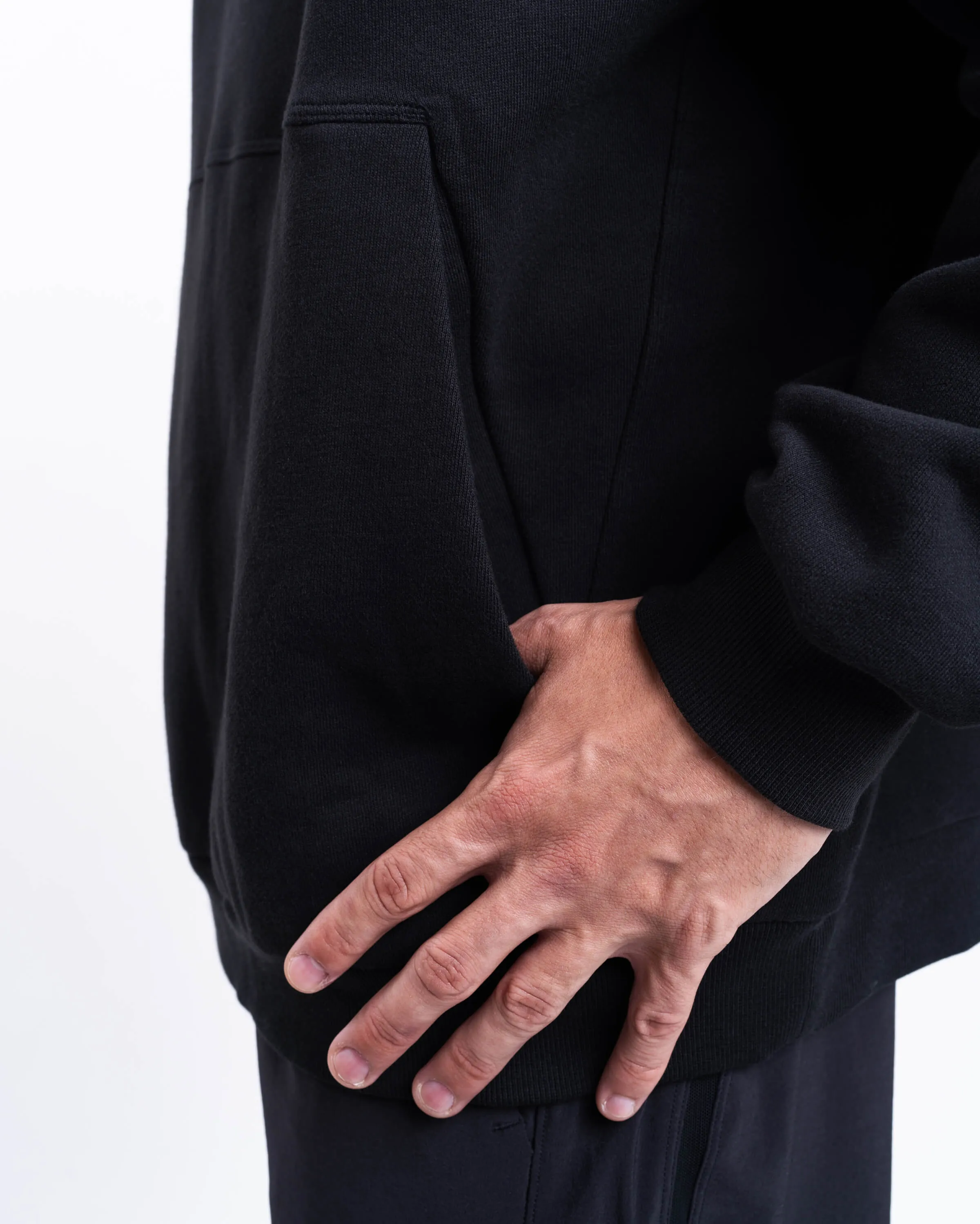 Steady State Pullover Hoodie - Black - lululemon // BE A GOOD PERSON *Pre-Order*