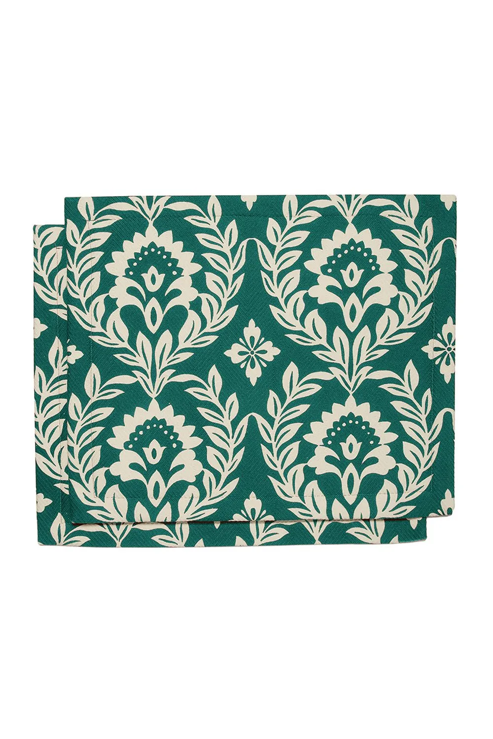Tablemat Set Of 2 - Green Garland