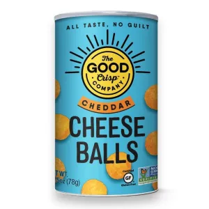 THE GOOD CRISP COMPANY - CHEDDAR CHEESE BALLS