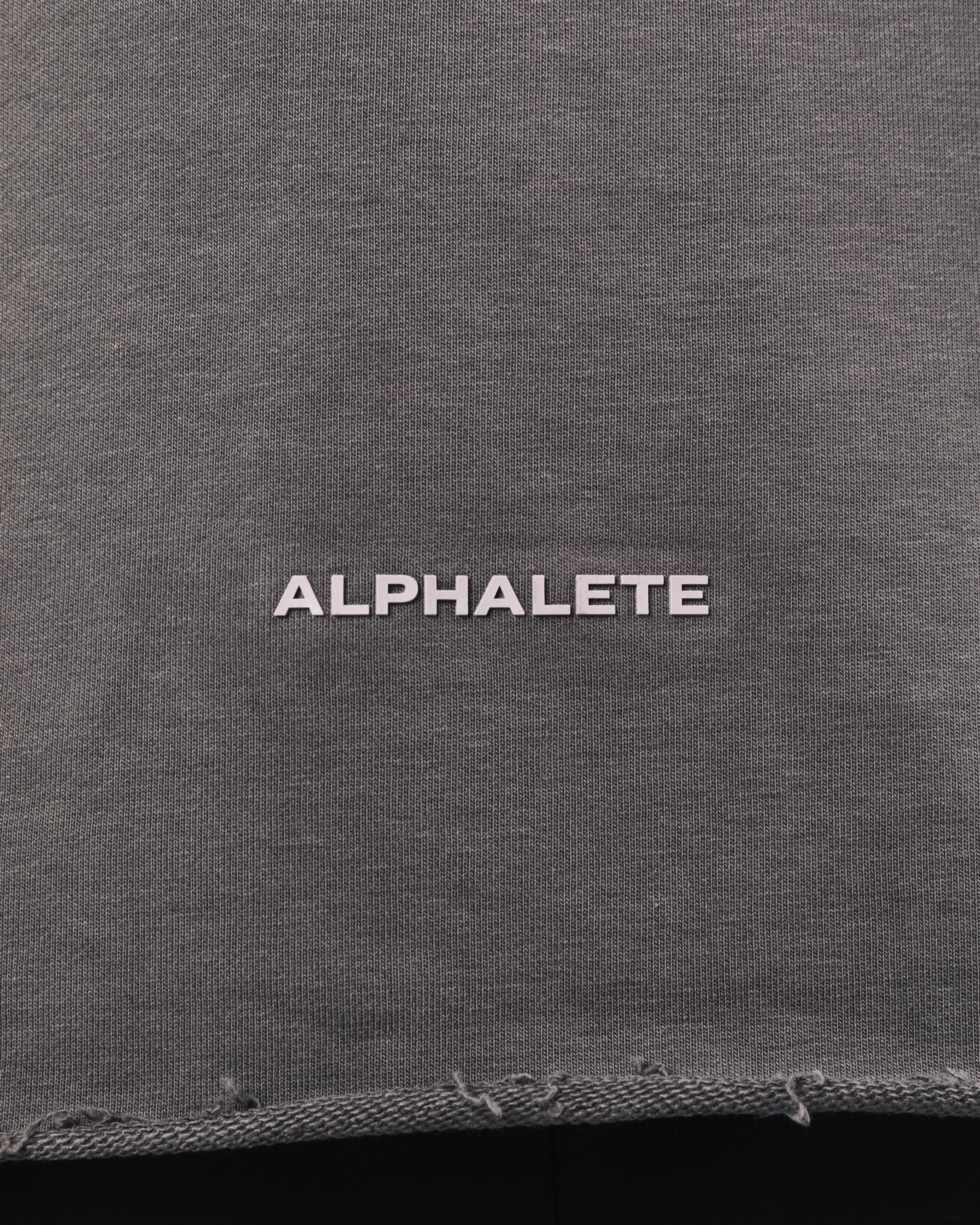 Three Pillar Capped Hoodie - Pewter Alphalete Athletics