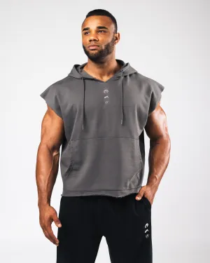 Three Pillar Capped Hoodie - Pewter Alphalete Athletics