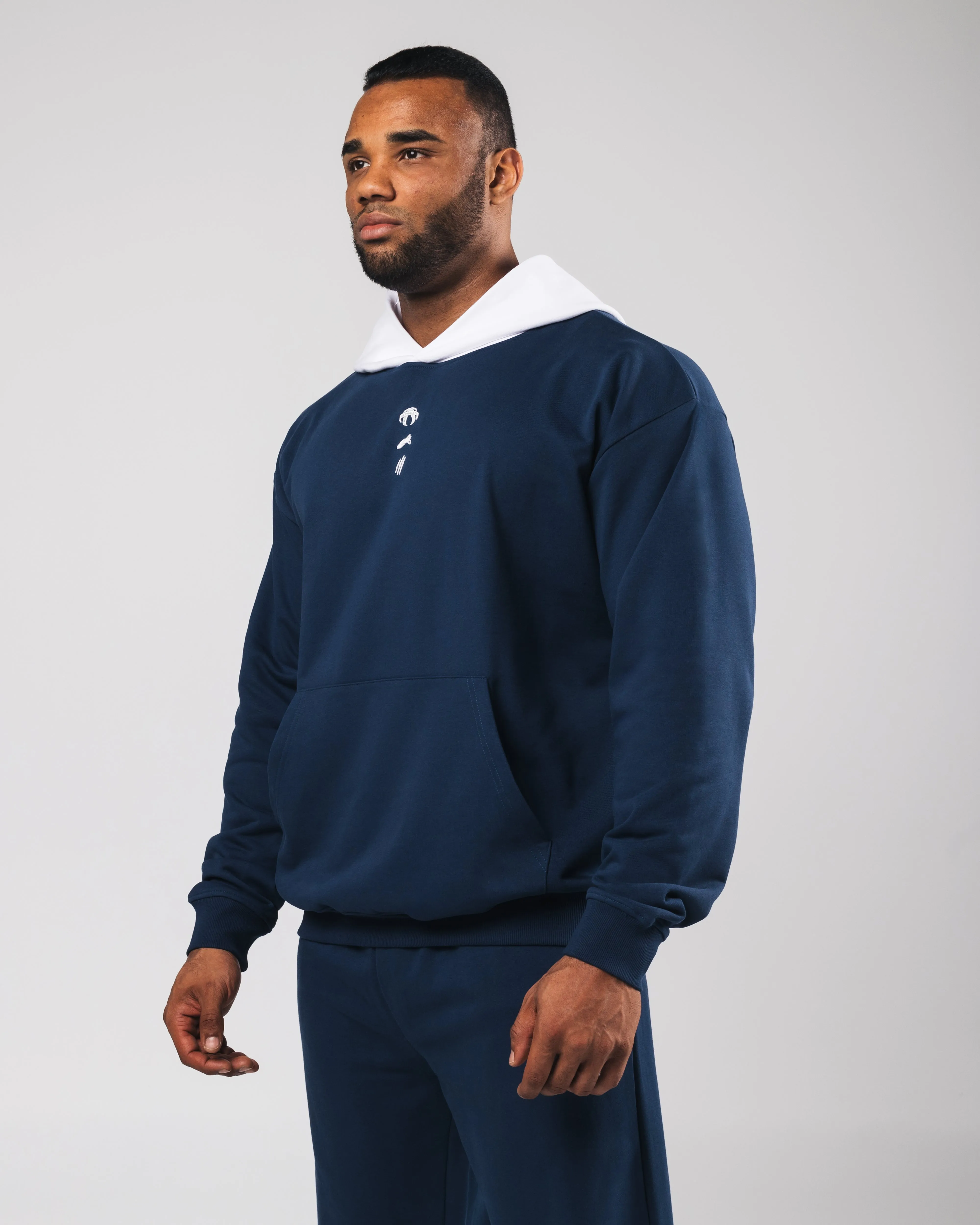 Three Pillar Heavyweight Hoodie - Denim Alphalete Athletics
